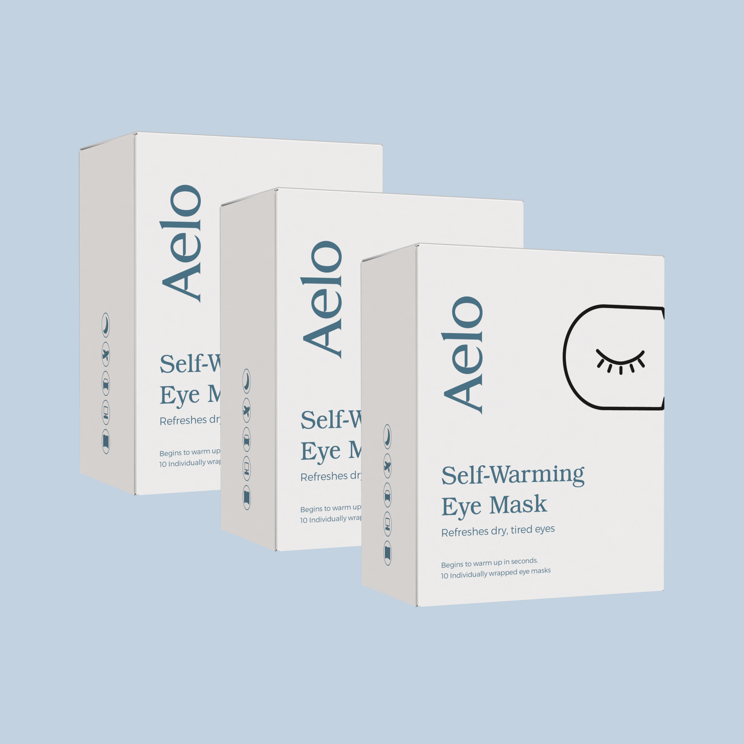 Fragrance-Free Self Heating Eye Masks Bundle (30 Masks)